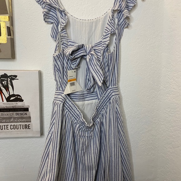 Lost + Wander Blue/White Striped Dress - Picture 8 of 8